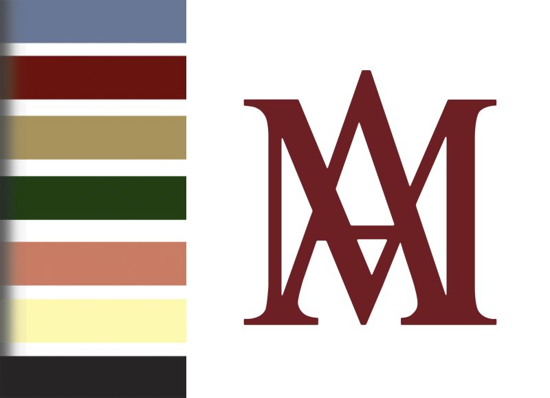 Museum Amager Logo, line, colorcode