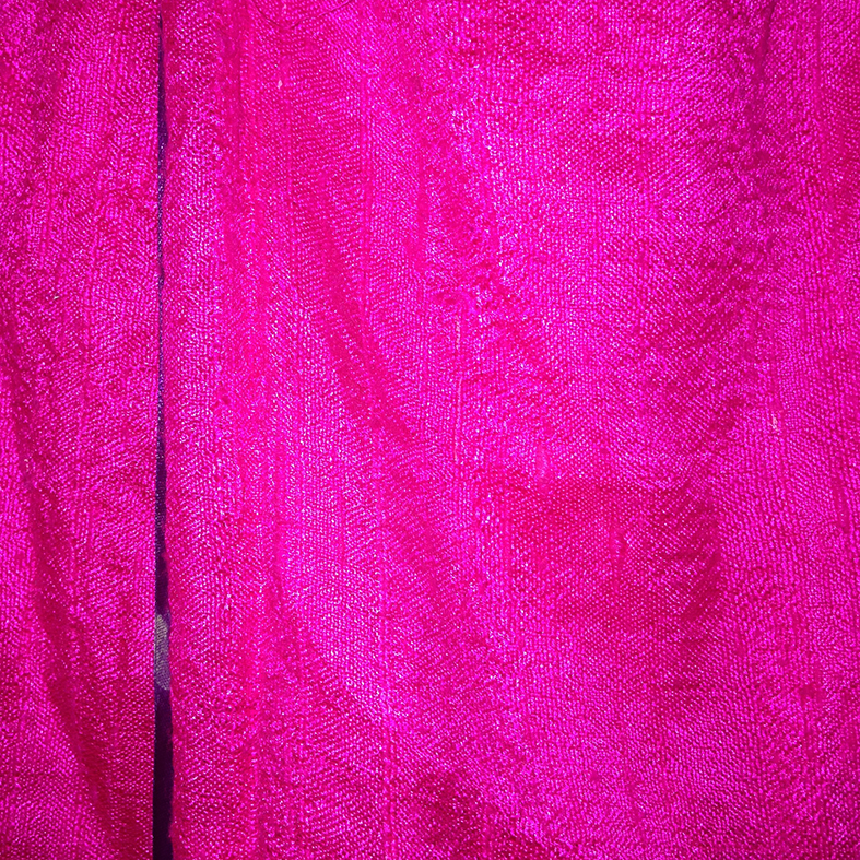 Tekstil. Pink silke
